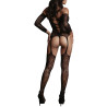 Le Désir Combi sexy Criss Cross Deep Noir